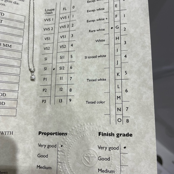 Tory Burch gold plated mother of pearl heart necklace - Picture 2 of 2